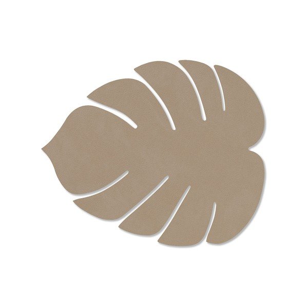 Mata stołowa ze skóry ekologicznej 22x26 cm Monstera Leaf Nupo – LIND DNA