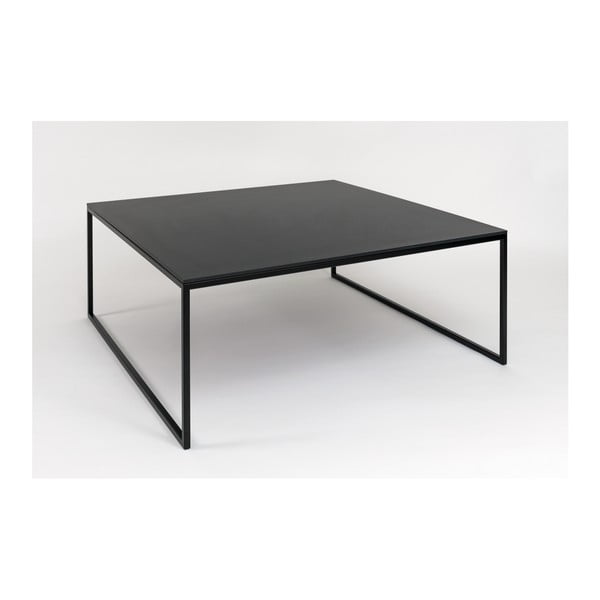 Czarny stolik z czarnym blatem Hans Hansen Less 