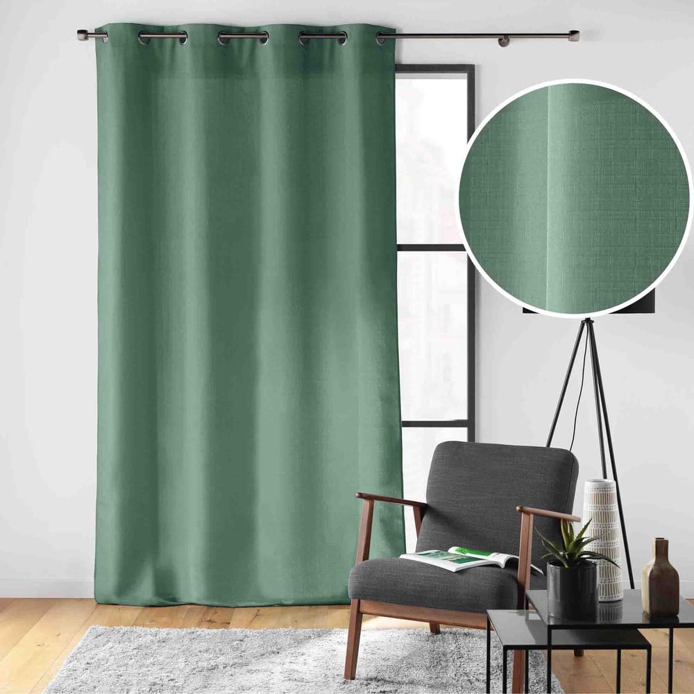 Zielona zasłona 140x280 cm Soline – douceur d'intérieur (zdjęcie 8)