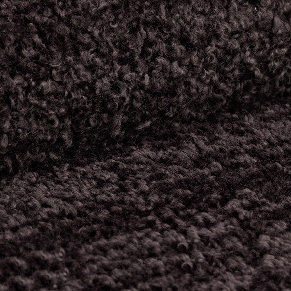 Antracytowy podnóżek modułowy z materiału bouclé Bellis – Micadoni Home-image-4