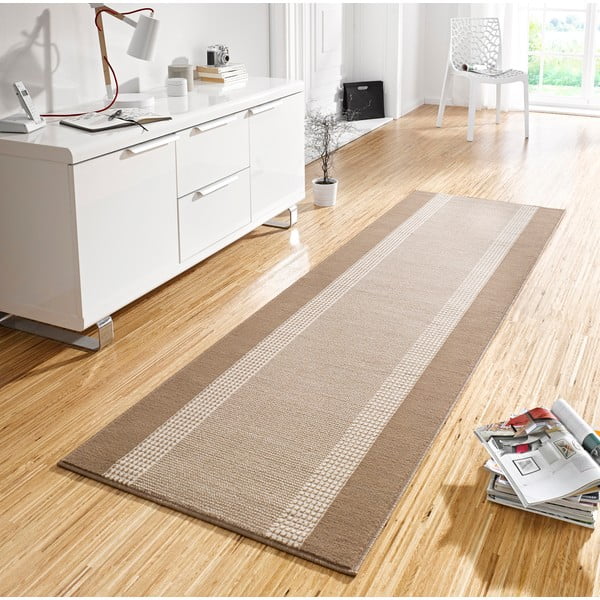 Beżowo-brązowy chodnik Hanse Home Basic, 80x200 cm-image-1