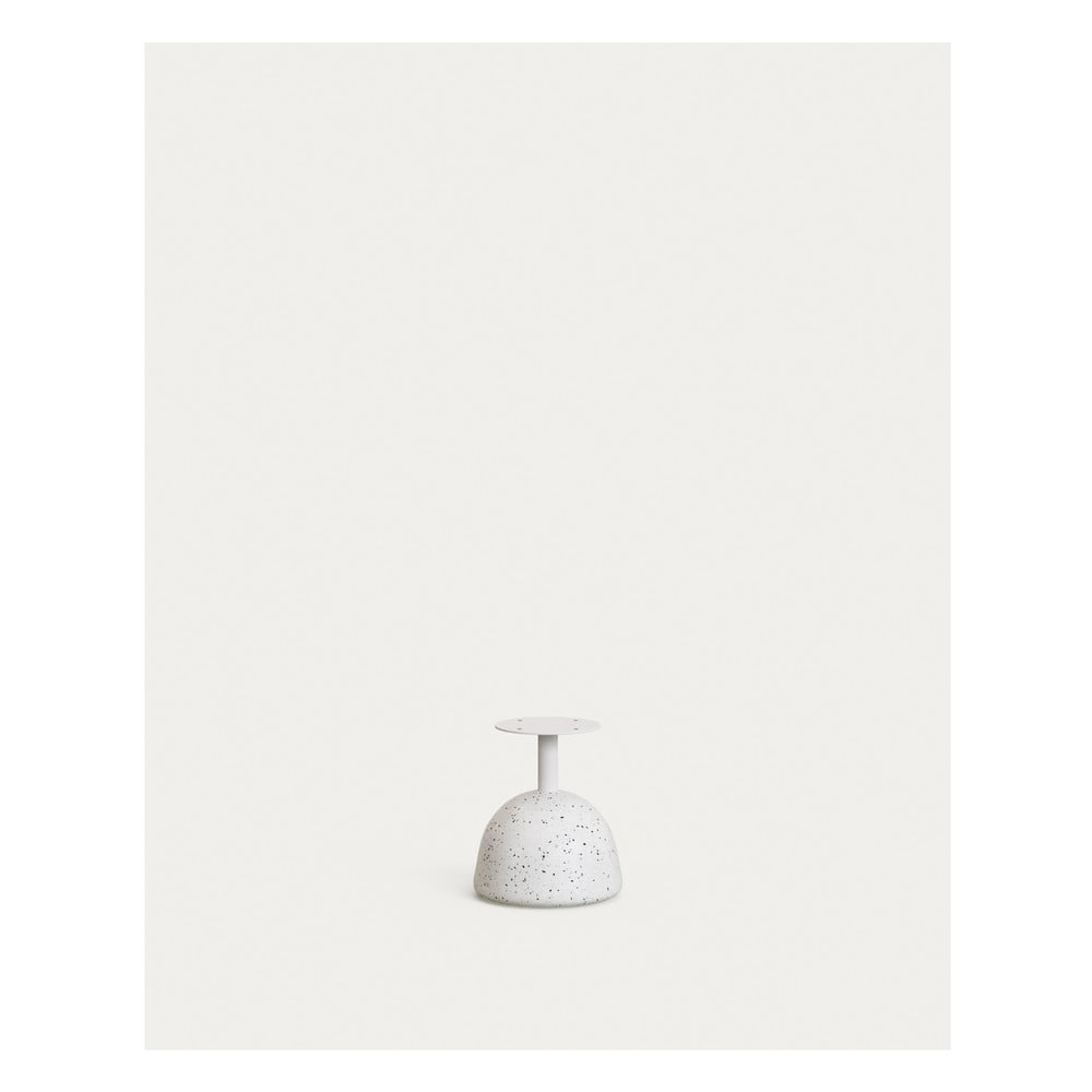 Biały stolik z lastryko 48x48 cm Saura – Kave Home (zdjęcie 5)