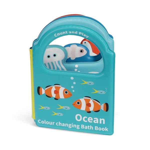Zabawka interaktywna Colour changing bath book Ocean – Rex London