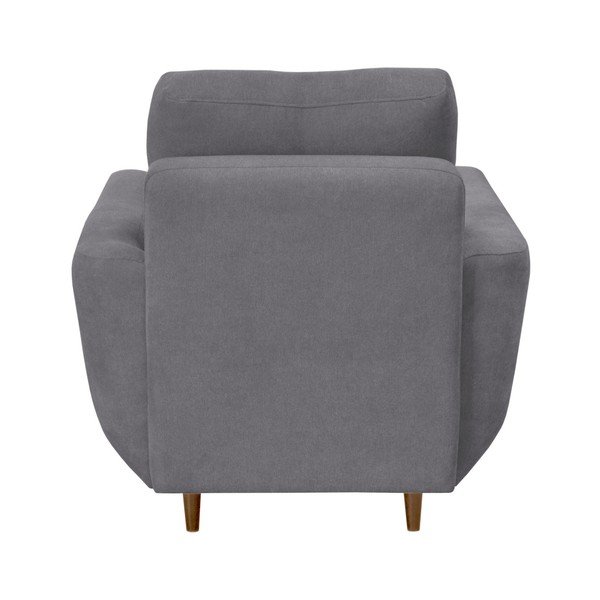 Szary fotel z jasnymi nogami Mazzini Sofas Flower-image-4