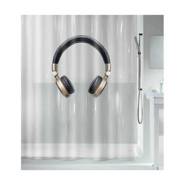 Zasłona prysznicowa 180x200 cm Headphone – Spirella