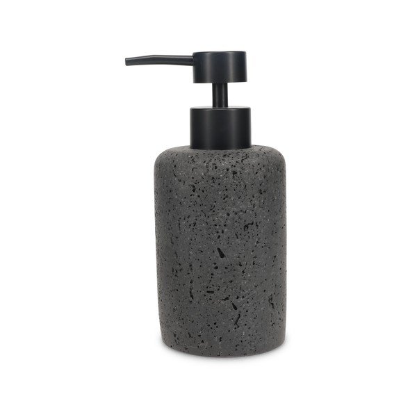 Ciemnoszary dozownik do mydła z żywicy polimerowej 250 ml Suds – S|P Collection