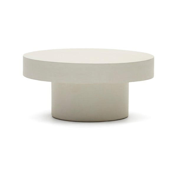 Okrągły betonowy stolik ogrodowy ø 66 cm Aiguablava – Kave Home-image-2