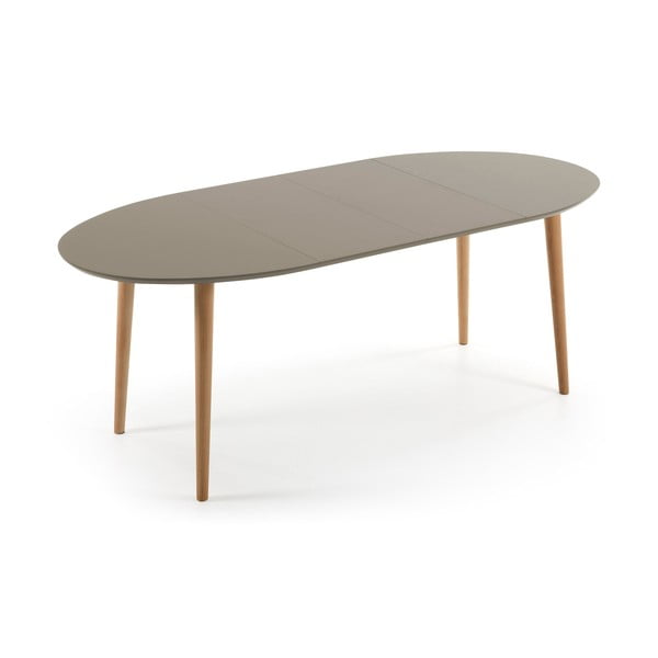 Stół rozkładany do jadalni z drewna bukowego Kave Home Oakland, 120 x 90 cm-image-4