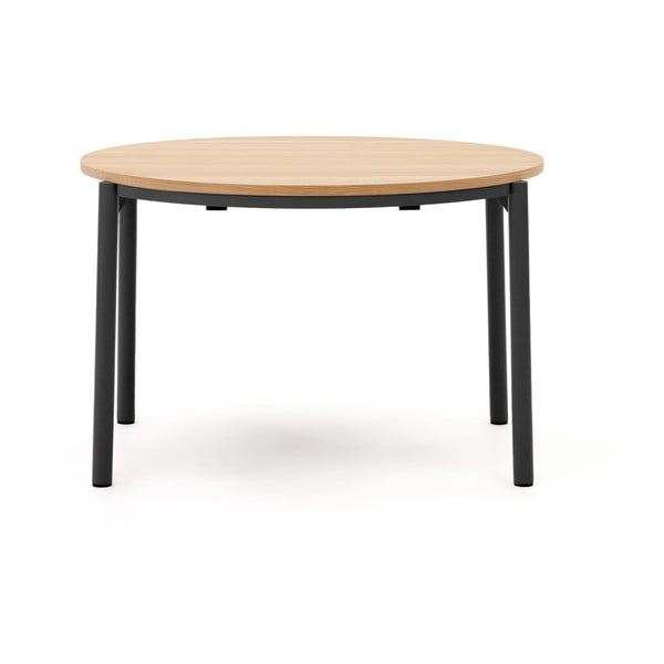 Okrągły rozkładany stół w dekorze dębu ø 120 cm Montuiri – Kave Home