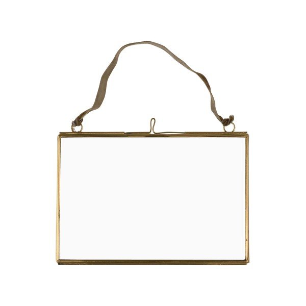 Metalowa ramka ścienna w kolorze złota 15x10 cm – Rex London