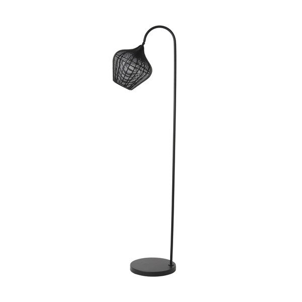 Czarna lampa stojąca (wysokość 160 cm) Alvaro – Light & Living-image-3