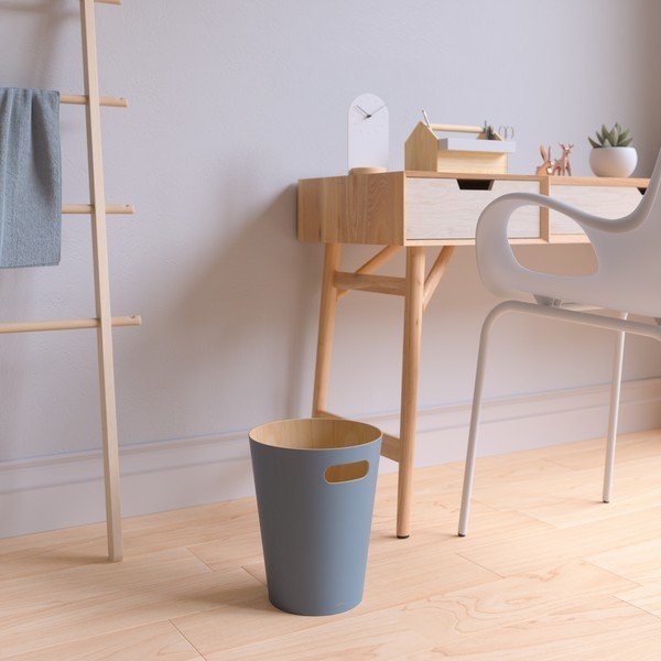 Niebieski kosz na śmieci 7,5 l Woodrow – Umbra-image-1