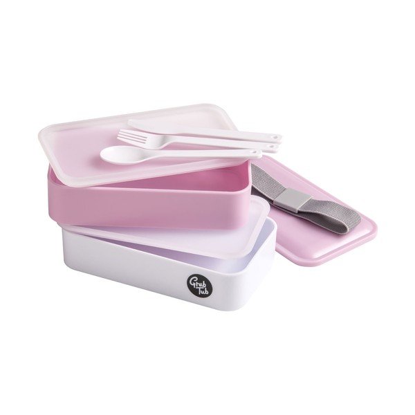 Różowy pojemnik na przekąskę Premier Housewares, 12x10 cm-image-1