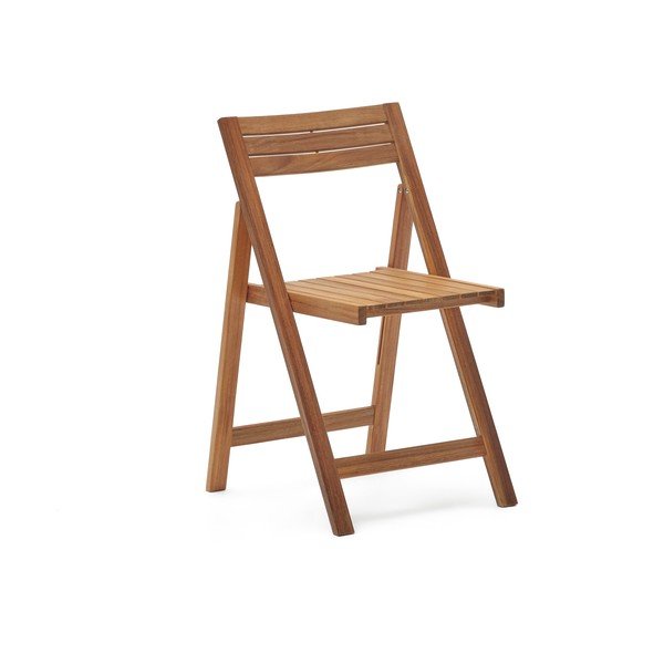 Drewniane krzesło ogrodowe w naturalnym kolorze Sadirar – Kave Home
