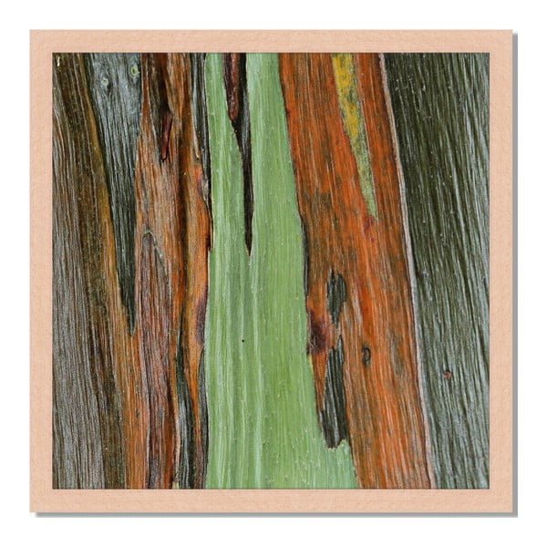 Obraz w ramie Liv Corday Provence Wood Texture, 40x40 cm
