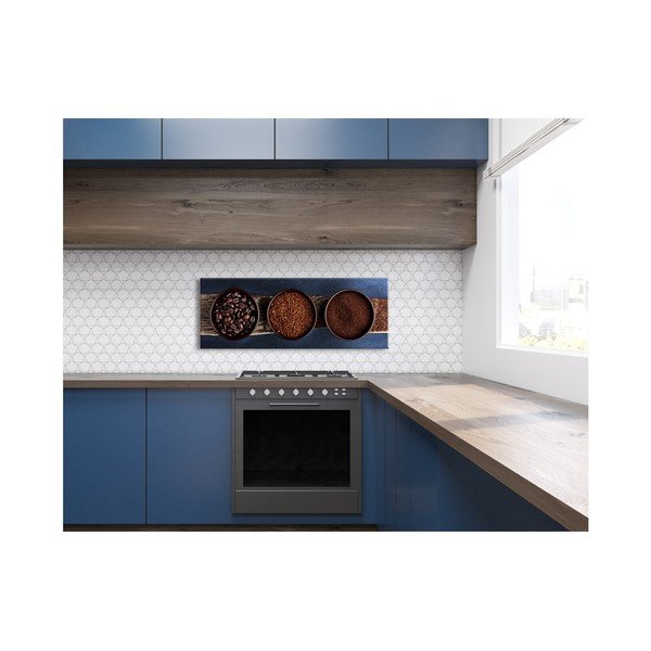 Obraz Styler Glas Kitchen Brown Bowls, 30x80 cm-image-2