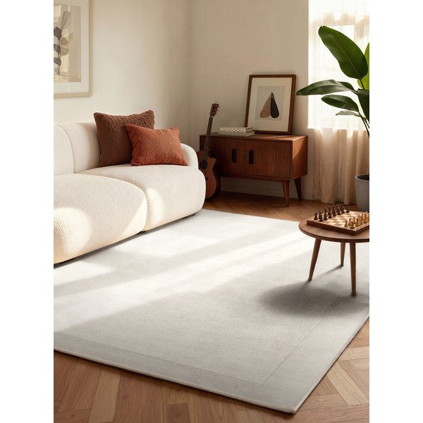 Kremowy dywan z mieszanki wełny tkany ręcznie 160x230 cm Kari – Villeroy&Boch-image-1