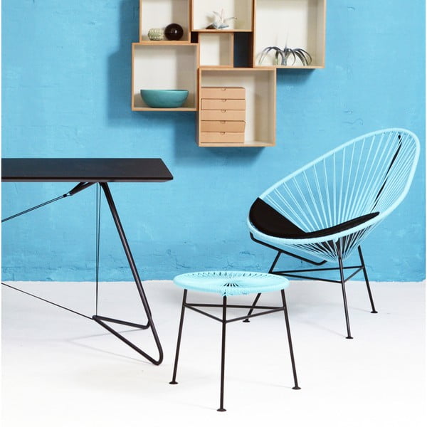 Jasnoniebieski fotel OK Design Acapulco-image-1