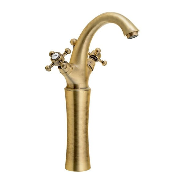 Bateria umywalkowa stojąca w kolorze brązu Antea – Sapho