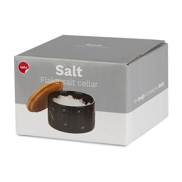 Czarna ceramiczna solniczka Balvi-image-3