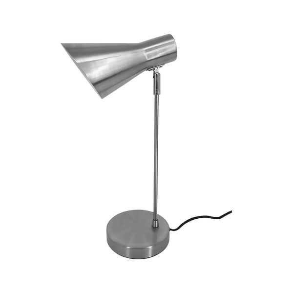 Szara lampa stołowa z metalu Leitmotiv Beaufort