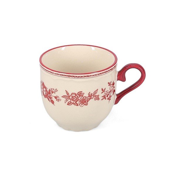 Bordowa/w kolorze kości słoniowej porcelanowa filiżanka 215 ml Cyril – S|P Collection-image-3