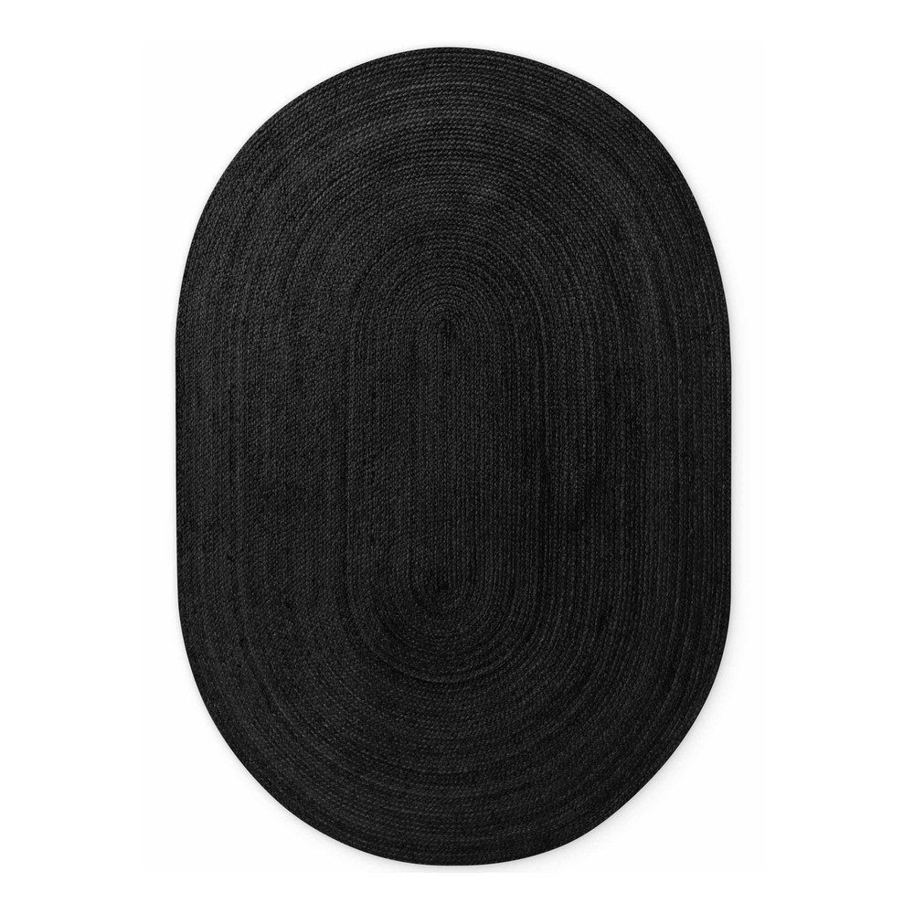 Czarny dywan z juty dwustronny/tkany ręcznie 160x230 cm Braided – Hanse Home (zdjęcie 9)