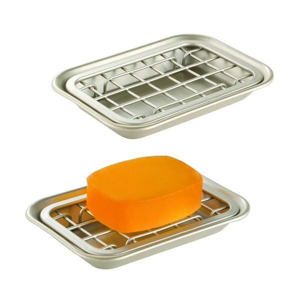 Mydelniczka w kolorze srebra iDesign Gia, 14,5x10 cm-image-3