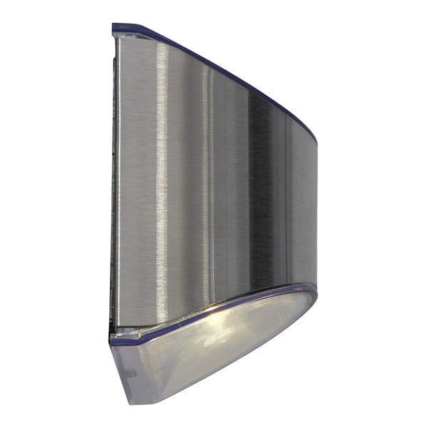 Zestaw 2 nierdzewnych kinkietów solarnych LED Star Trading Wally, wys. 8 cm-image-2