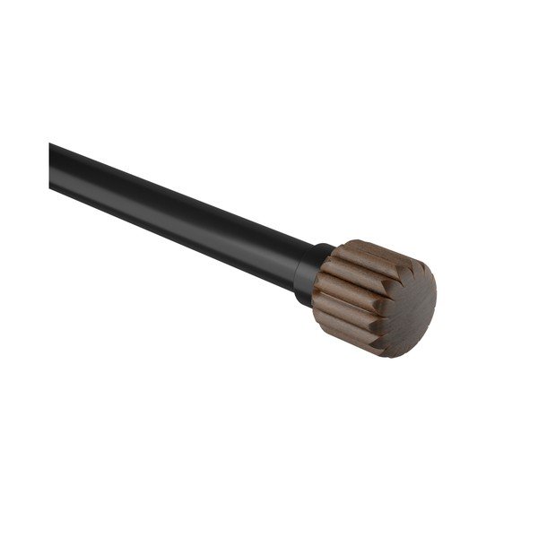 Stalowy regulowany karnisz w kolorze matowej czerni 107 - 305 cm Evie – Umbra