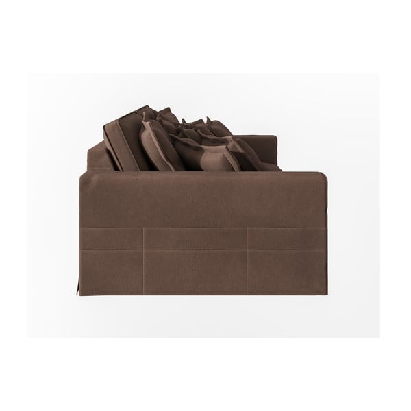Ciemnobrązowa sofa 236 cm Nora – Ropez-image-4