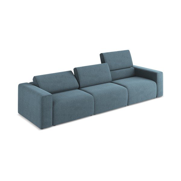 Niebieska sofa modułowa 314 cm Kalea – Makamii-image-1