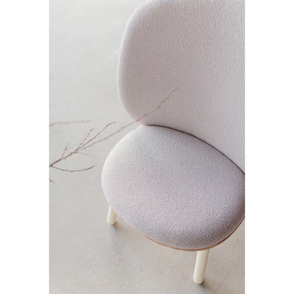 Beżowy wełniany fotel EMKO Naïve-image-1