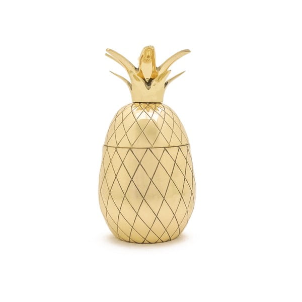 Kielich w złotym kolorze W&P Design Pineapple