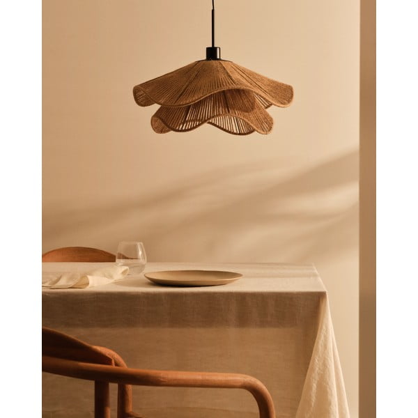 Abażur w naturalnym kolorze ø 50 cm Pontos – Kave Home-image-1