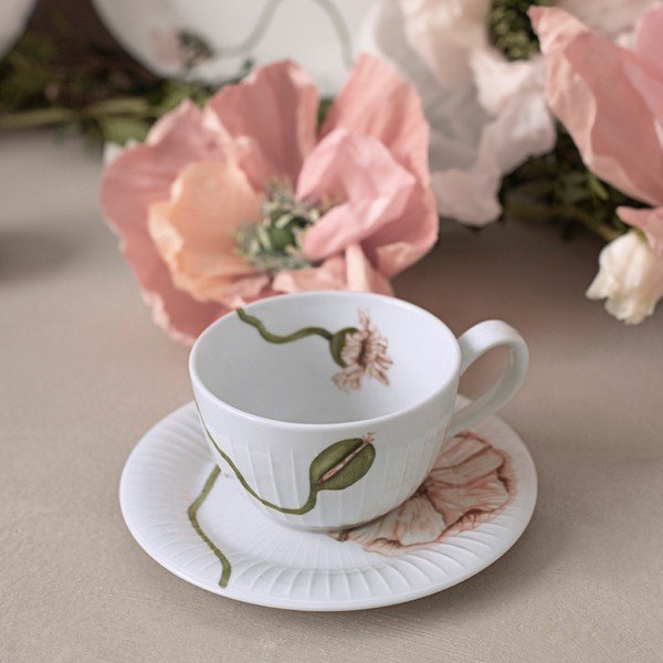 Biała porcelanowa filiżanka 380 ml Hammershøi Poppy – Kähler Design-image-2