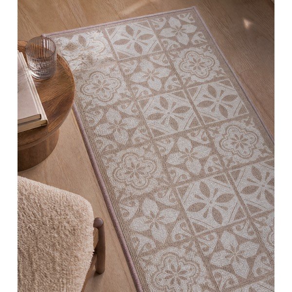 Beżowy chodnik odpowiedni do prania 50x120 cm Constantine – douceur d'intérieur-image-1