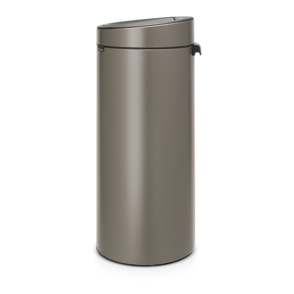 Szary stalowy kosz na śmieci otwierany na dotyk 30 l Touch Bin – Brabantia (zdjęcie 3)
