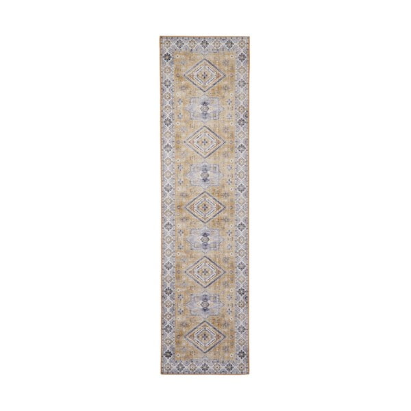 Szaro-beżowy dywan 225x60 cm Topaz – Think Rugs