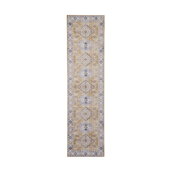 Szaro-beżowy dywan 225x60 cm Topaz – Think Rugs