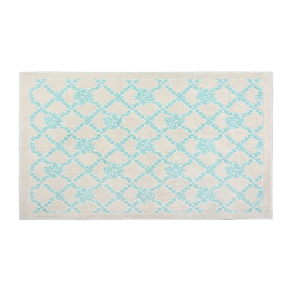 Bawełniany dywan Ima 160x230 cm, turkusowy