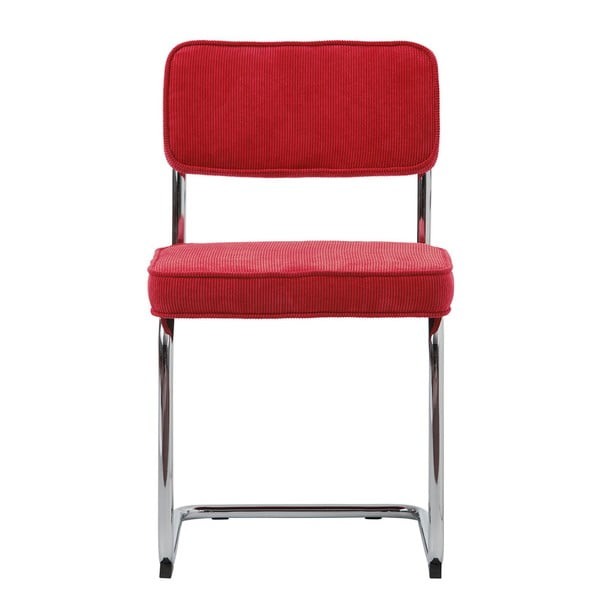 Karmazynowe krzesło Unique Furniture Rupert Bauhaus