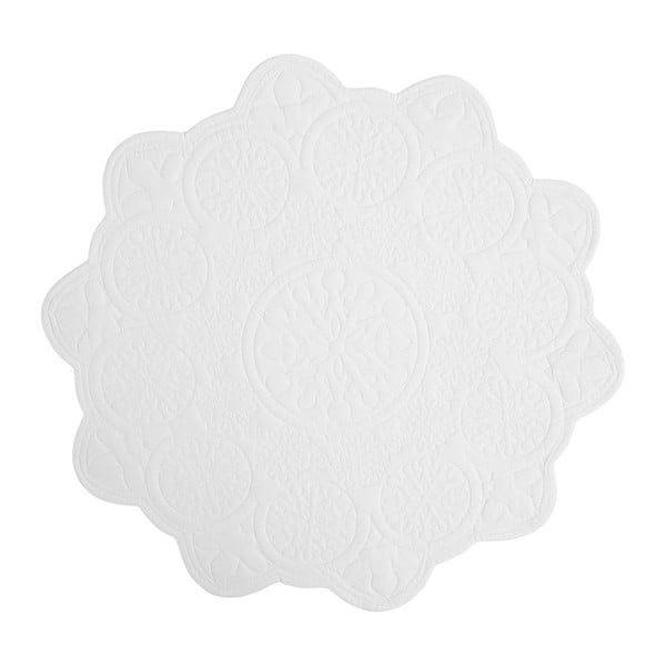 Biała serwetka bawełniana na stół Côté Table Rosace White, 45 cm