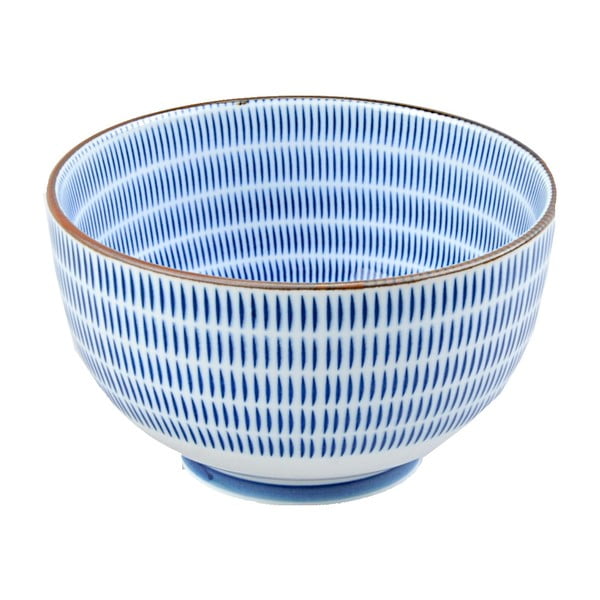 Porcelanowa miska Blue Stripes, 12.8 cm