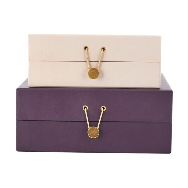 Zestaw 2 pudełek Seasons Purple