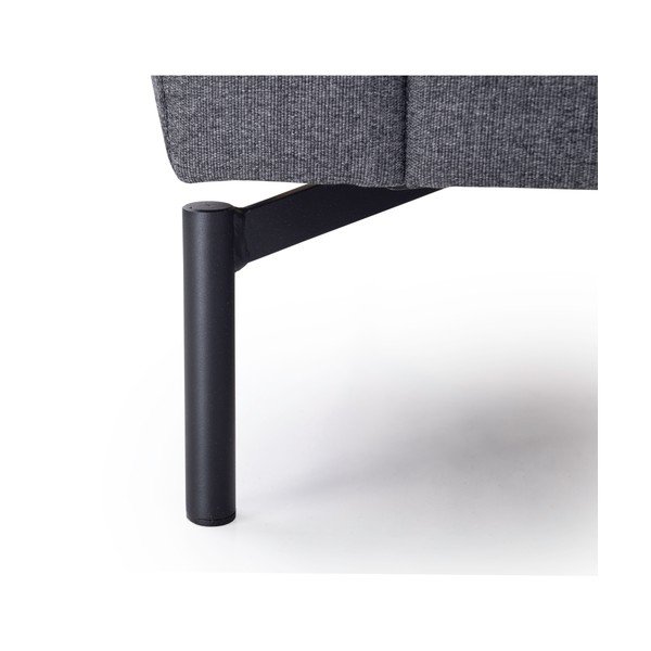 Ciemnoszara sofa 3-osobowa Scandic Vesta-image-2