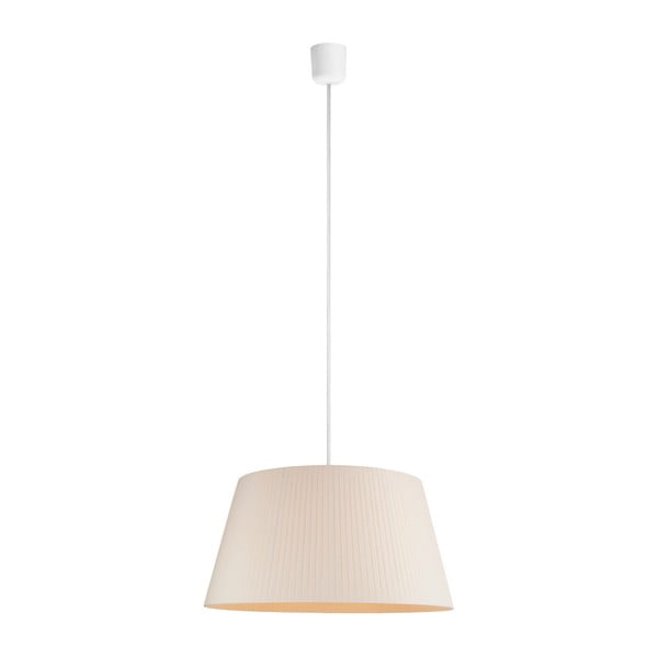 Kremowa lampa wisząca Bulb Attack Dos Plisado ⌀ 45 cm