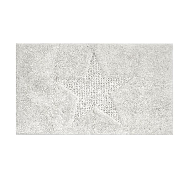 Biały dywanik łazienkowy Kela Livana, 120x70 cm