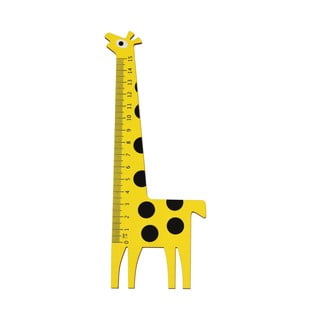 Drewniana linijka w kształcie żyrafy Rex London Yellow Giraffe