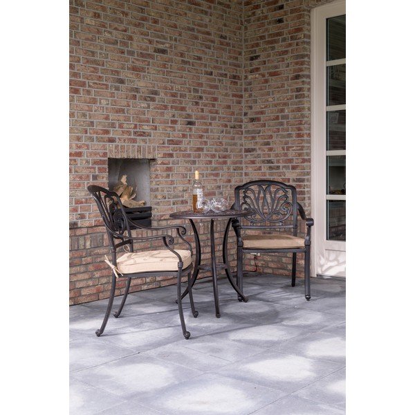 Aluminiowy okrągły stolik ogrodowy ø 62 cm Amalfi – Hartman-image-2